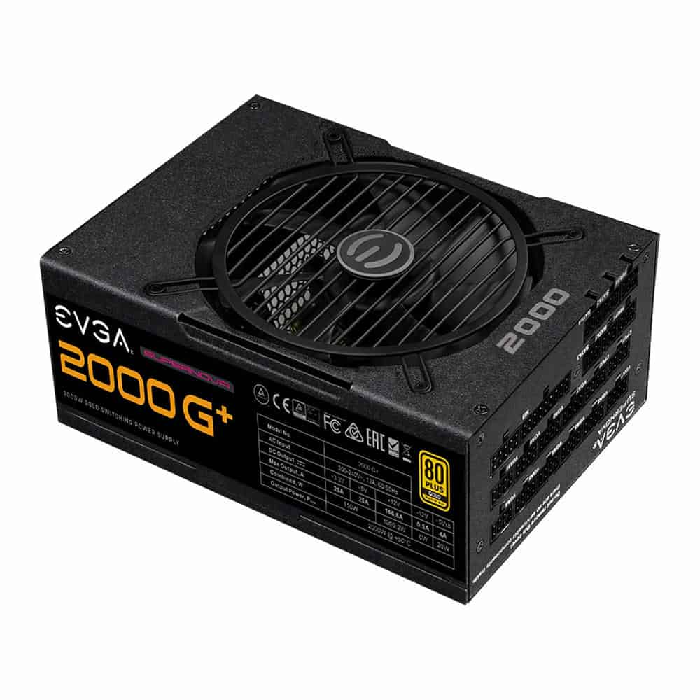 (image for) EVGA SuperNOVA G+ 2000 Watt Fully Modular 80+ Gold PSU/Power Supply